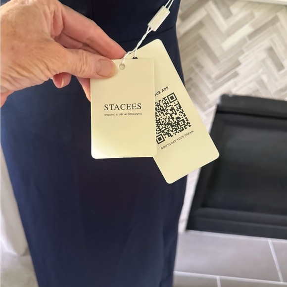 Elegant Midnight Blue Wedding guest or Bridesmaid dress! NEW! - Picture 8 of 10